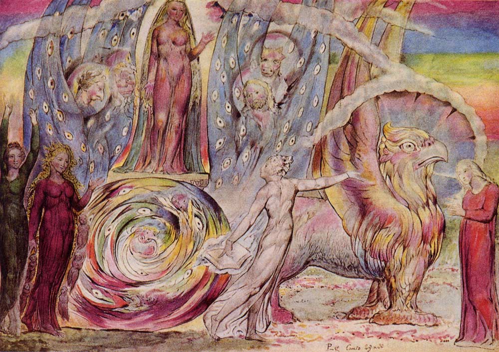 William Blake, Beatrice Addressing Dante from the Car