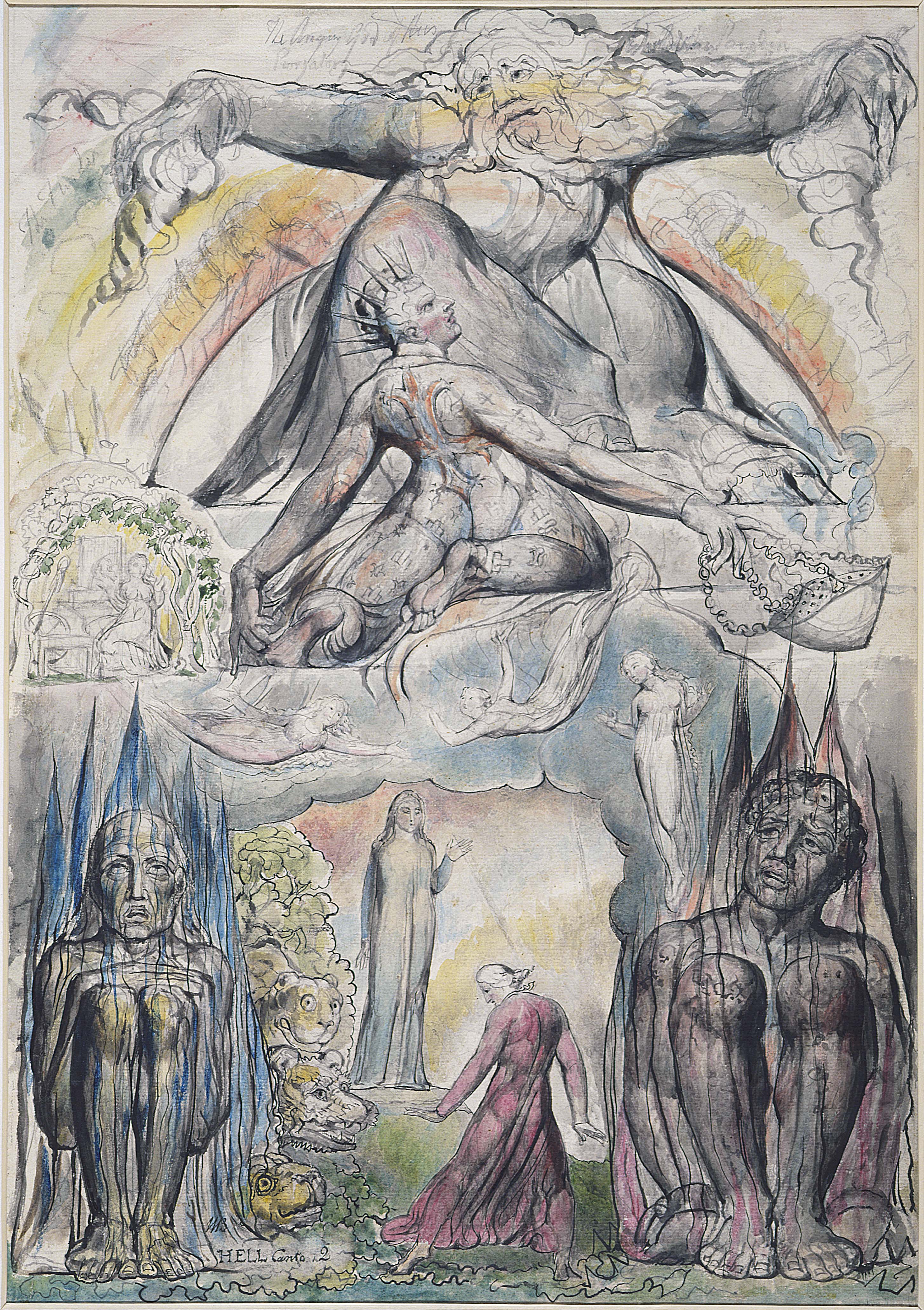 William Blake, The Mission of Virgil