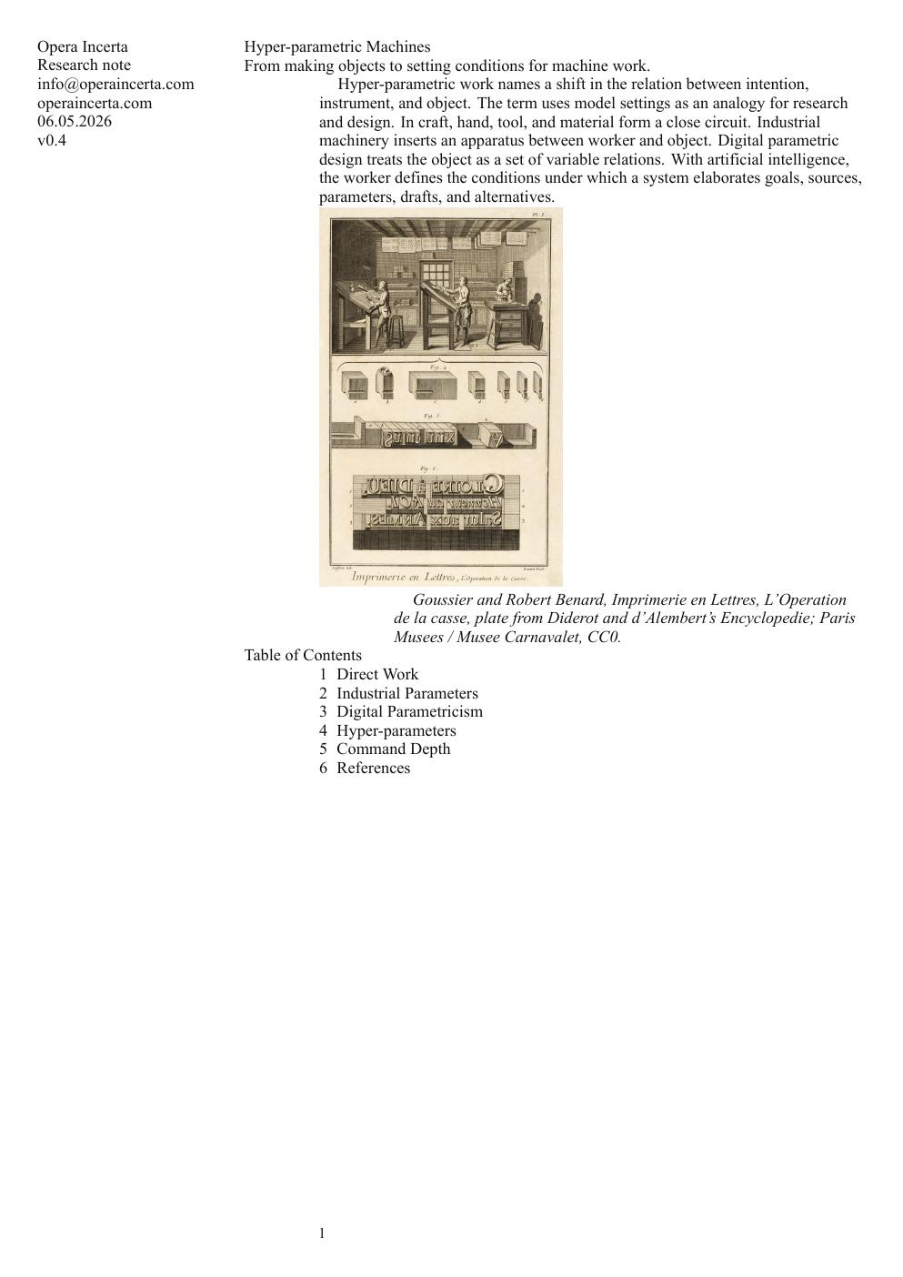 First page preview of Hyper-parametric Machines